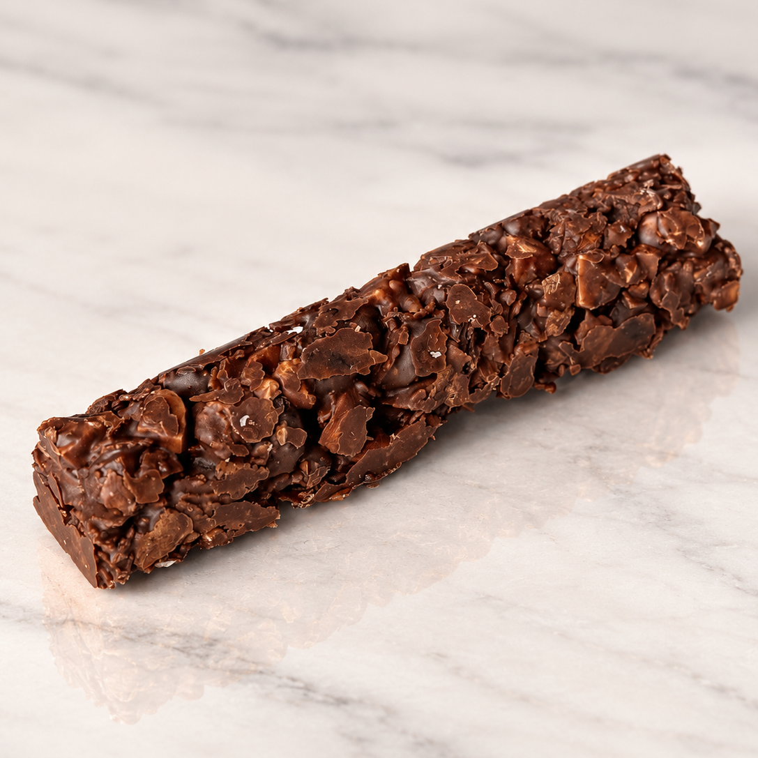 Cranberry • Almond • Crispy Waffle • Dark Belgian Chocolate